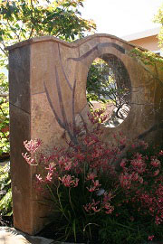 Stone structure with circular window